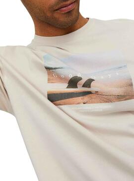 Camiseta Jack and Jones Copenhagen Moonbeam Hombre 