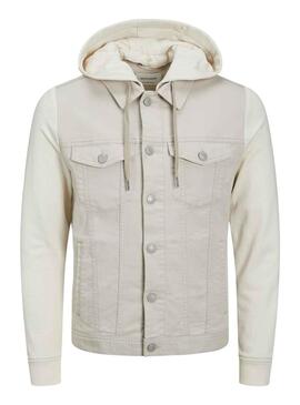 Cazadora Jack And Jones Alvin Sweat Beige Hombre