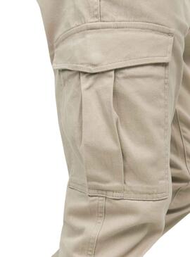 Pantalón Jack And Jones Marco Joe Beige Hombre