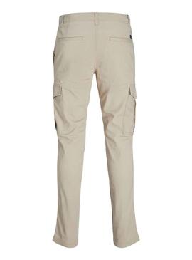 Pantalón Jack And Jones Marco Joe Beige Hombre