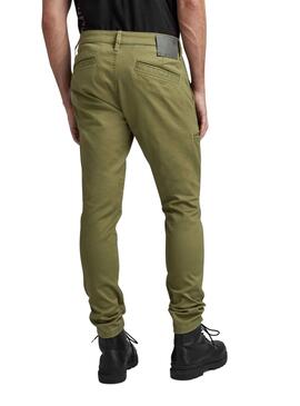 Pantalón G-Star Skinny Chino Verde para Hombre