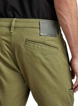 Pantalón G-Star Skinny Chino Verde para Hombre