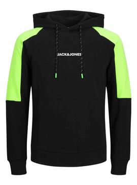 Sudadera Jack And Jones Globus Negro Hombre