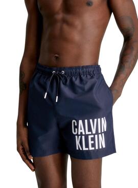 Bañador Calvin Klein Intense Marino para Hombre