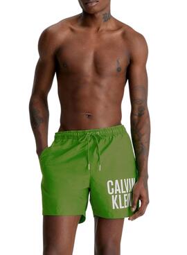 Bañador Calvin Klein Intense Verde para Hombre