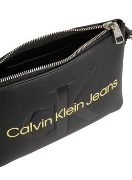 Bolso Calvin Klein Sculpted Camera Negro Mujer
