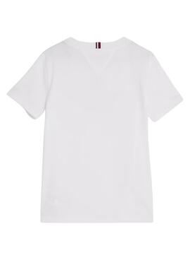 Camiseta Tommy Hilfiger Logo Blanco para Niño