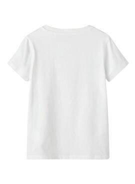 Camiseta Name It Donja Blanco para Niña