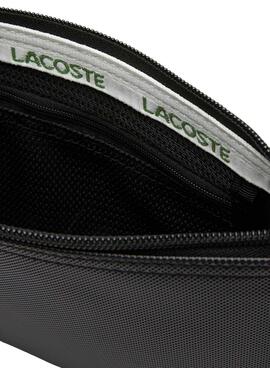 Bolso Lacoste Flat Crossover Bag Negro Mujer
