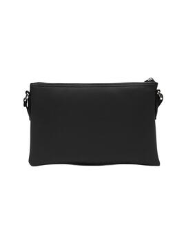 Bolso Lacoste Flat Crossover Bag Negro Mujer