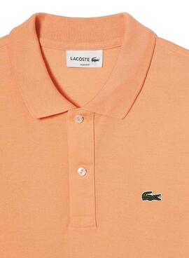 Polo Lacoste Básico Slim Fit Naranja para Hombre