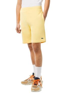 Bermuda Lacoste Jogger Amarillo Hombre