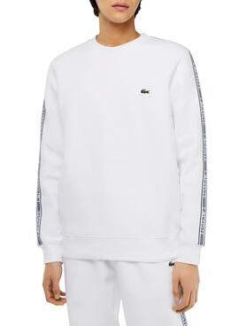 Sudadera Lacoste Streetwear Blanco para Hombre