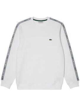 Sudadera Lacoste Streetwear Blanco para Hombre