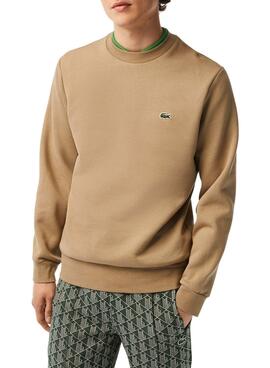 Sudadera Lacoste Atemporal Marrón para Hombre