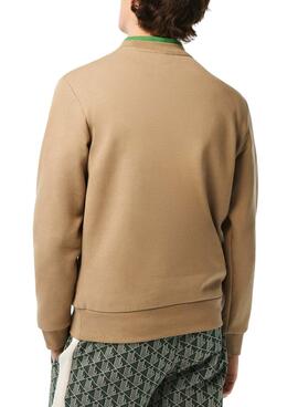 Sudadera Lacoste Atemporal Marrón para Hombre