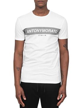 Camiseta Antony Morato Stampa Logo Blanco Hombre