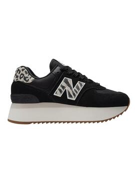 Zapatillas New Balance 574+ Negro para Mujer