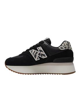 Zapatillas New Balance 574+ Negro para Mujer