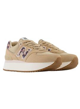 Zapatillas New Balance 574+ Beige para Mujer
