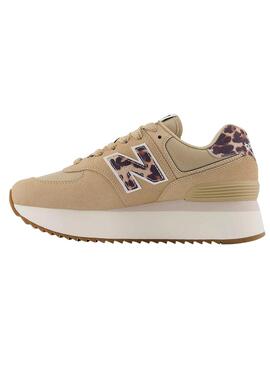 Zapatillas New Balance 574+ Beige para Mujer