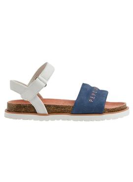 Sandalias Pepe Jeans Berlin Park Azul para Niña