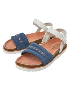 Sandalias Pepe Jeans Berlin Park Azul para Niña