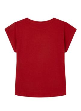 Camiseta Pepe Jeans Nuria Rojo para Niña
