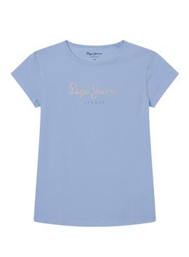 Camiseta Pepe Jeans Hana Azul para Niña