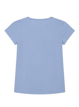 Camiseta Pepe Jeans Hana Azul para Niña