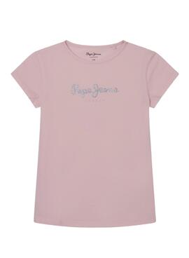 Camiseta Pepe Jeans Monet Blanco para Niña