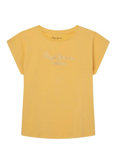 Camiseta Pepe Jeans Nuria Amarillo para Niña