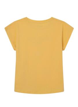 Camiseta Pepe Jeans Nuria Amarillo para Niña