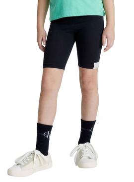 Mallas Ciclistas Calvin Klein Movement Negro Niña