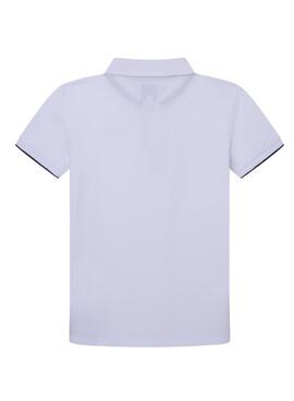 Polo Pepe Jeans Thor Blanco para Niño