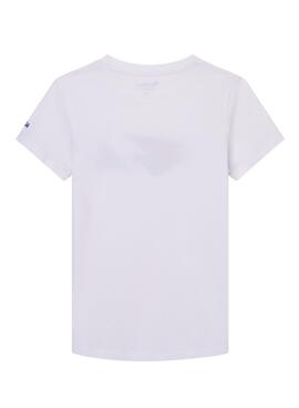 Camiseta Pepe Jeans Byron Blanco para Niño
