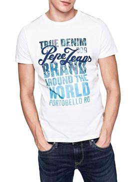 Camiseta Pepe Jeans Niko Blanca Hombre
