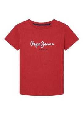 Camiseta Pepe Jeans New Art Rojo para Niño