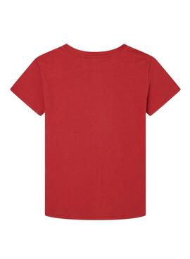 Camiseta Pepe Jeans New Art Rojo para Niño