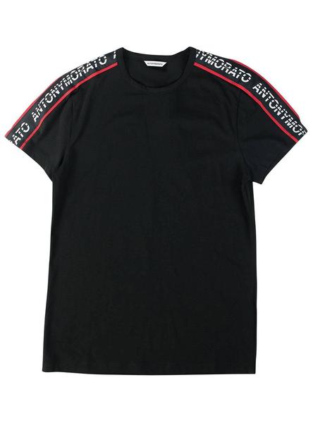 Great Footpad Meaningful Camiseta Antony Morato Cinta Logo Negro Hombre