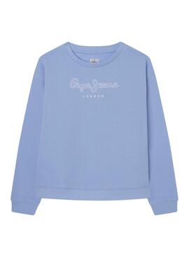 Sudadera Pepe Jeans Rose Azul para Niña