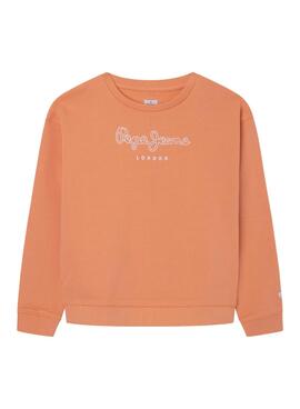 Sudadera Pepe Jeans Rose Naranja 