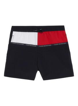 Bañador Tommy Hilfiger Flag Marino para Niño