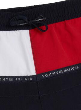 Bañador Tommy Hilfiger Flag Marino para Niño