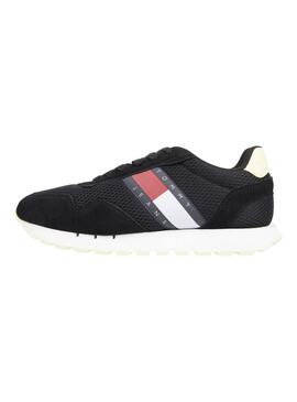 Zapatillas Tommy Jeans Retro Runner Negro Hombre