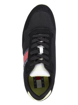 Zapatillas Tommy Jeans Retro Runner Negro Hombre