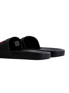 Chanclas Tommy Jeans Patch Negro para Hombre