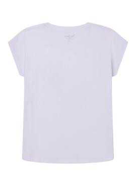 Camiseta Pepe Jeans Prudence Blanco para Niña