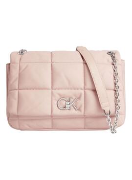 Bolso Calvin Klein Re-Lock Rosa para Mujer