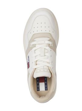 Zapatillas Tommy Jeans Retro Beige para Mujer